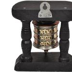 Tibetan Hand Craving Om Mani Padme Hum Wall Hanging Prayer Wheel