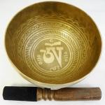 F558 6" Energetic Root 'C#' Chakra Healing Hand Hammered Tibetan Singing Bowl Made in Nepal