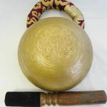 F558 6" Energetic Root 'C#' Chakra Healing Hand Hammered Tibetan Singing Bowl Made in Nepal