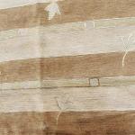 thamelmartUSA R372 Exclusive Handmade Warm Color Stripped Tibetan Wool and Silk Area Rug 8 Feet X 10 Feet Made in Nepal