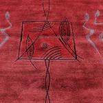 thamelmartUSA R14051 Gorgeous Custom Made Hand Knotted Tibetan Woolen Area Rug 5 Feet X 8 Feet Made in Nepal