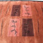 thamelmartUSA R14006Gorgeous Contemporary Design Hand Made Tibetan Woolen Area Rug 6 Feet X 9 Feet Made in Nepal