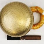 F561/J645 6" Energetic Sacral 'D#' Chakra Healing Hand Hammered Tibetan Singing Bowl Made in Nepal