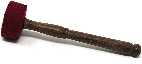 F708 Felted Hard Wood Striker/Mallet for Tibetan Singing Bowl Hand Made in Nepal