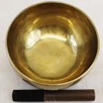 J852 7" Energetic Throat Chakra 'G' Healing Hand Hammered Tibetan Singing Bowl Made in Nepal