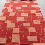 Thamel Mart R3914 Gorgeous Contemporary Tibetan Woolen Area Rug 5 Ft X 8 Ft Handade in Nepal