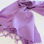 H38C Handmade Pashmina/Silk Shawl Wrap Solid Color Made in Nepal
