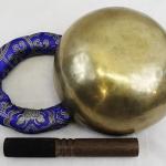 J852 7" Energetic Throat Chakra 'G' Healing Hand Hammered Tibetan Singing Bowl Made in Nepal