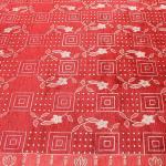 Thamel Mart R1025 Gorgeous Hot Red Color Tibetan Wool and Silk Area Rug 6' X 9' Handmade in Nepal