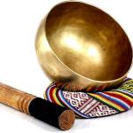 5" Superb B Crown Chakra Old Tibetan Singing Bowl, Meditation bowls,Hand beaten singing bowl