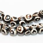 F684 Handmade Tibetan Bone Beads 108 japa mala for Meditation, Yoga 8mm Beads