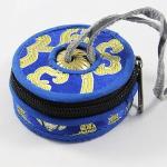 2.5" Tibetan Tingsha Meditation Bell - Om Mani Padme Hum Beautifully Embossed on the Surfaces - Hand Tuned & Crafted in Nepal