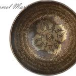 10 Inch Mantra carved G Chakra Tibetan Singing Bowl,meditation bowl,Handmade singing bowl from Nepal