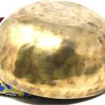 8" Large Hand-hammered Tibetan Singing Bowl for Meditation, Healing, Mindfulness, Relaxation ~ Antique Finished Bowl, Wooden Mallet, drum-stick, Silk Made Cushion