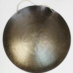F614 19" Very Artistic Tibetan Temple Disc Gong Hand Made in Nepal