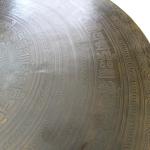 F613 21.5" Very Artistic Tibetan Temple Disc Gong Hand Made in Nepal