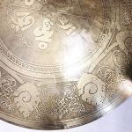 F1054/F609 21.75" Very Artistic Tibetan Temple Disc Gong Hand Made in Nepal