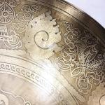 F1054/F609 21.75" Very Artistic Tibetan Temple Disc Gong Hand Made in Nepal