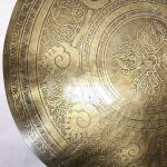 F1055/F606 21.75" Very Artistic Tibetan Temple Disc Gong Hand Made in Nepal