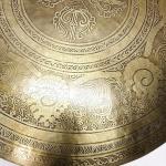 F1055/F606 21.75" Very Artistic Tibetan Temple Disc Gong Hand Made in Nepal