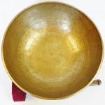 AA609 Large Size 10" Energetic Crown 'B' Chakra Healing Tibetan Singing Bowl Made in Nepal