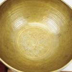 E765 10.5" Energetic Third Eye 'A#' Chakra Healing Hammered Tibetan Singing Bowl Made in Nepal