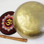 J718 8" Energetic Sacral 'D' Chakra Healing Hand Hammered Tibetan Singing Bowl Made in Nepal