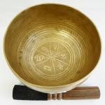 F524 6.1" Energetic Root 'C#' Chakra Healing Hand Hammered Tibetan Singing Bowl Made in Nepal