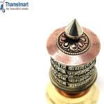 Thamelmart 4 Inch Height Very Artistic Stand Tibetan Prayer Wheel Om Mane Padme Hum Hand Crafted in Nepal