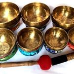 Singing bowl Chakra Set-Handmade singing bowl 7 chakra set from Nepal