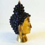 F703 Stunning Table Top Tibetan Buddha's Head Very Charming & Lovely Hand Crafted in Nepal