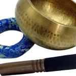 2.2 Pounds Large 5.90 Inches Meditation Grade Professional Quality Hand Hammered Tibetan Singing Bowl