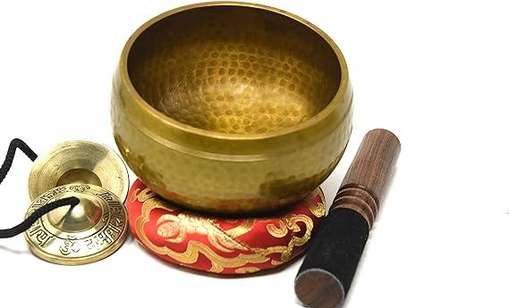 7" Energetic Chakra Healing Yoga Hand Hammered Tibetan Singing Bowl