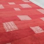 thamelmartUSA R407 Gorgeous Modern Design Hand Made Tibetan Woolen Area Rug 4.7 Ft X 6.7 Ft Made in Nepal