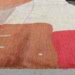 Thamel Mart R9655 Gorgeous All Natural Fibers Multi Color Modern Tibetan Area Rug 6' X 9' Handmade in Nepal