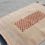 RSG4739 Gorgeous Modern Design Hand Made Tibetan Woolen Area Rug 4.7 Feet X 6.7 Feet Made in Nepal