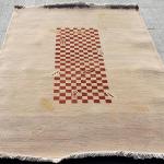 RSG4739 Gorgeous Modern Design Hand Made Tibetan Woolen Area Rug 4.7 Feet X 6.7 Feet Made in Nepal