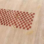 RSG4739 Gorgeous Modern Design Hand Made Tibetan Woolen Area Rug 4.7 Feet X 6.7 Feet Made in Nepal