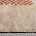 RSG4739 Gorgeous Modern Design Hand Made Tibetan Woolen Area Rug 4.7 Feet X 6.7 Feet Made in Nepal