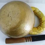 F436 5.75" Energetic Sacral 'D' Chakra Healing Hand Hammered Tibetan Singing Bowl Made in Nepal