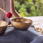 10" Large Master Healing Hand hammered Tibetan Singing Bowl ~ Great for Meditation, Yoga, Sound Bath, Mindfulness, Relaxation ~ Cushion, Wooden Mallet & Drumstick Included