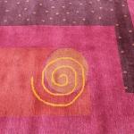 RSG4725/1428 Gorgeous Modern Design Hand Made Tibetan Woolen Area Rug 4.6 Ft X 6.7 Ft Made in Nepal