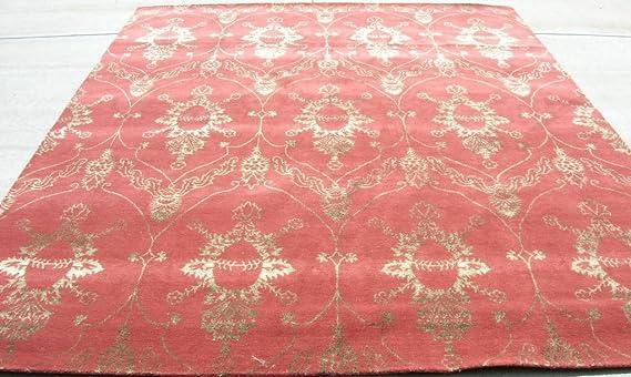 R2082 Exclusive Handmade Contemporary Tibetan Woolen Area Rug 10 Ft X 18 Ft Made in Nepal