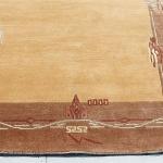 thamelmartUSA R2708 Gorgeous Modern Design Hand Made Tibetan Woolen Area Rug 4.7 Ft X 6.7 Ft Made in Nepal