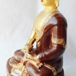 thamelmartUSA F660/F652 Exclusive Gold Plated Copper Statue of Amitabha Buddha 13" Handmade Nepal