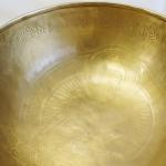 J686 10" Energetic Third Eye 'A' Chakra Healing Hand Hammered Tibetan Singing Bowl Made in Nepal