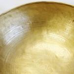 J683 10" Energetic Third Eye 'A' Chakra Healing Hand Hammered Tibetan Singing Bowl Made in Nepal