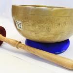 J625 7.75" Energetic Throat G# Chakra Healing Hand Hammered Tibetan Singing Bowl Made in Nepal