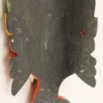 F1087-F730 Hand Crafted Wooden Mask of Hindu God Ganesh Wall Hanging Made in Nepal
