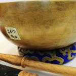 J617 8.5" Energetic Throat G# Chakra Healing Hand Hammered Tibetan Singing Bowl Made in Nepal